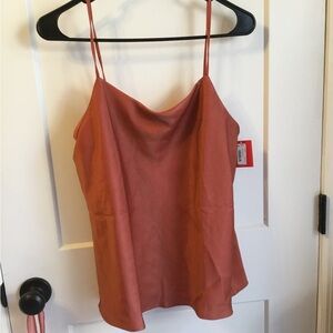 SPANX Terracotta Spaghetti Strap Cami Size Medium